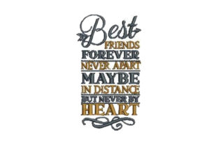 Best Friends Forever Embroidery Review