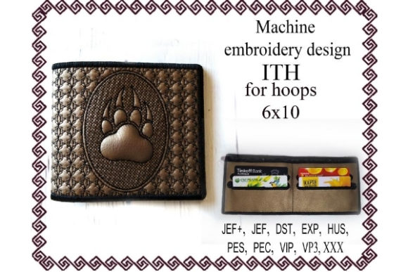 Billfold ITH Purse Paw with Claws Embroidery Review