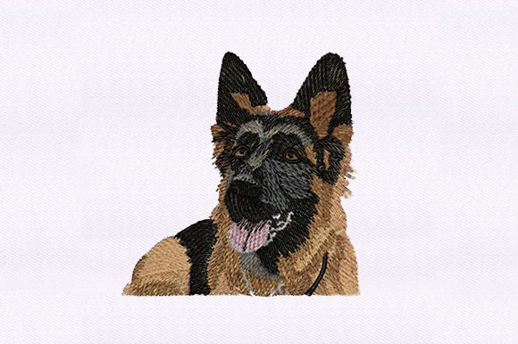 German Shepherd Embroidery Review