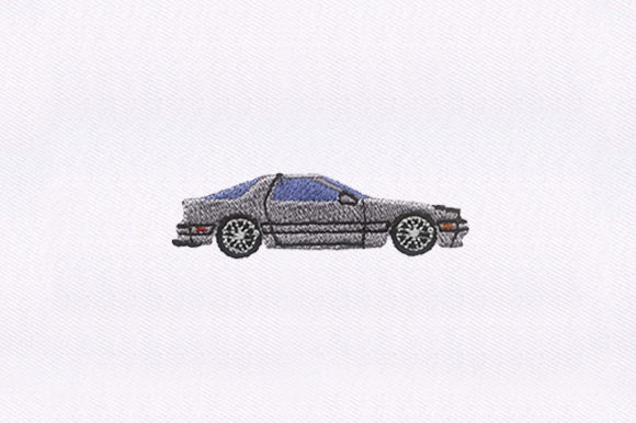 Gray Car Cap Design Review for Embroidery Projects
