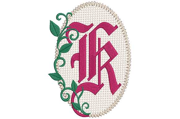 Olde English Monogram Letter K Design Review